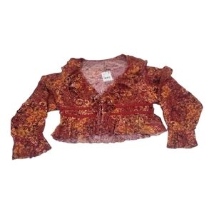 Free People Rudi Ruffle Top